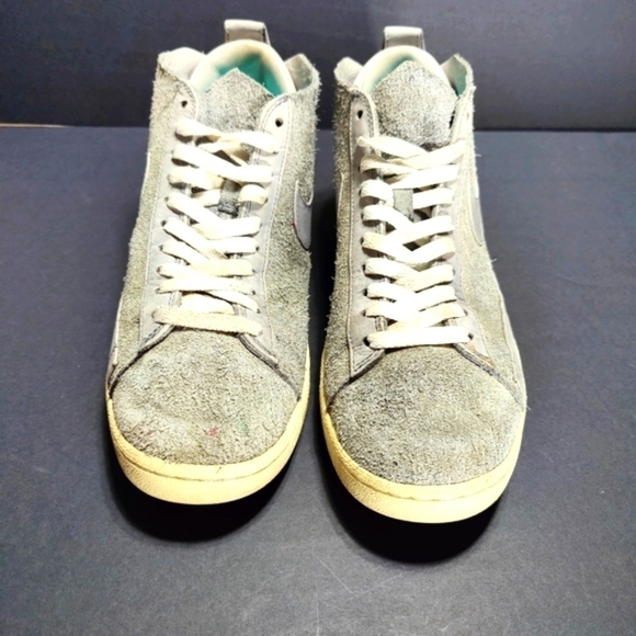 Nike Blazer Suede Chukka CS TC Stealth Gray Retro Suede Sneakers Size 10 - Picture 2 of 6